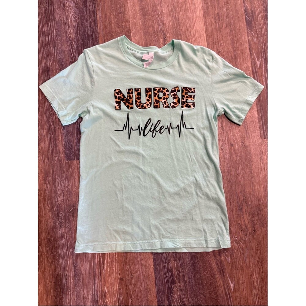 Bella Canvas Mint Green Cotton T-Shirt